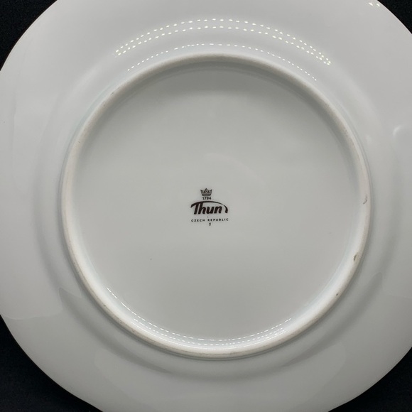 Thun Porcelain Children’s Plates Czech Republic Chicks Ladybugs Flowers - Picture 4 of 6